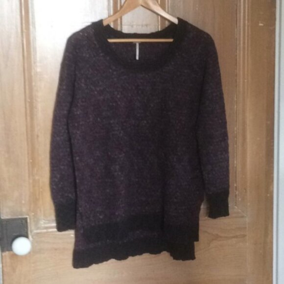 🪻 Free People Jeepster Wool-Blend Sweater | Size S - Picture 3 of 7